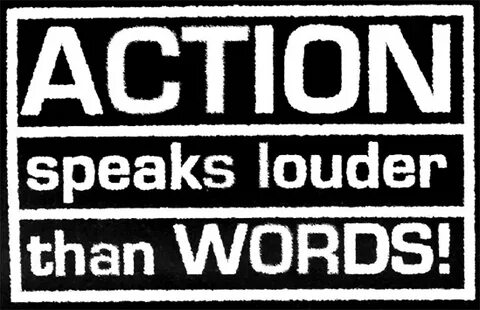 Actions speak than words перевод