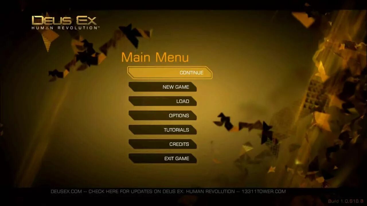 Deus ex меню. Main menu в играх. Deus ex Human Revolution меню. Deus ex главное меню.