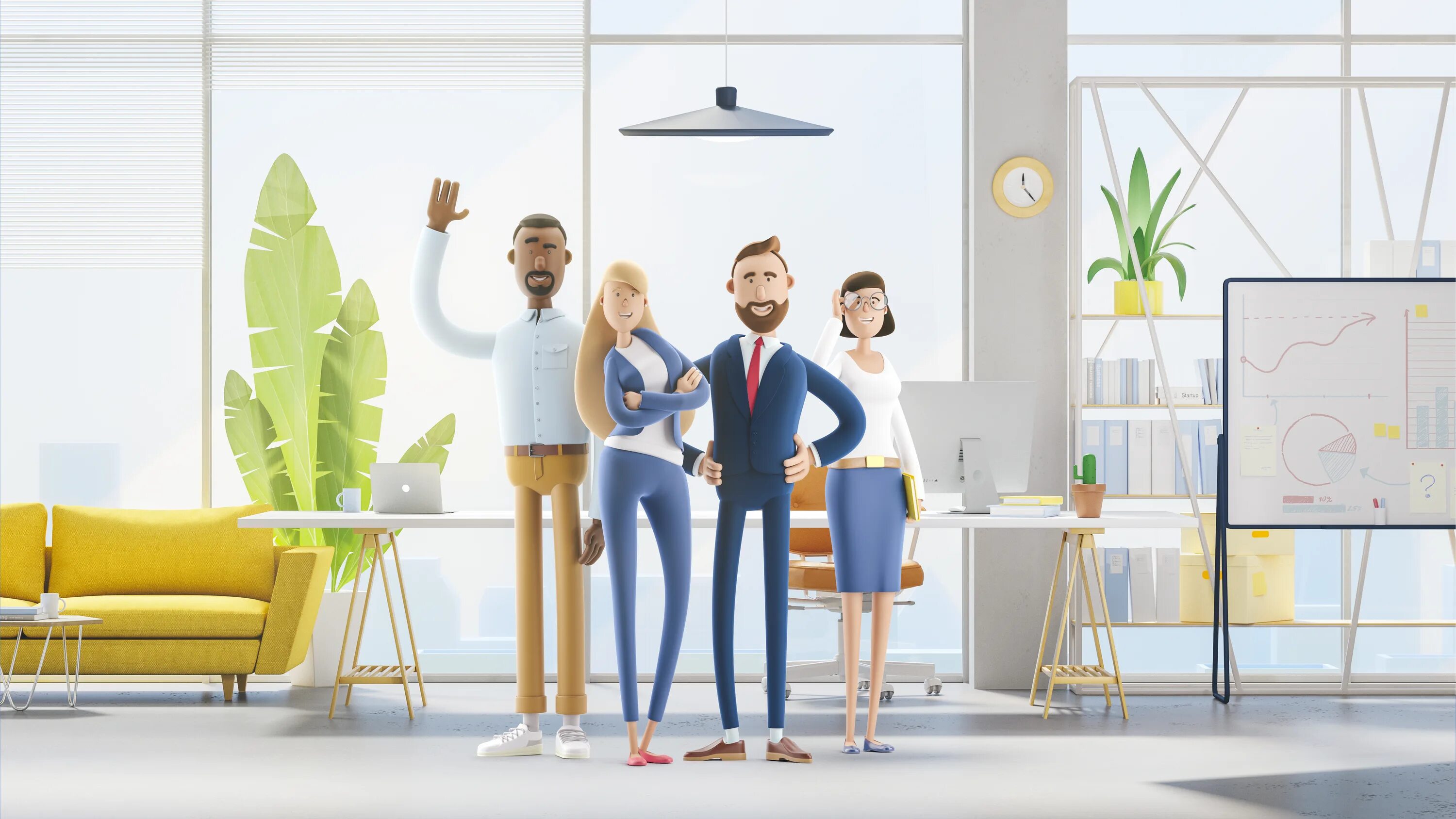 Включи новый набор. Teamwork 3d illustration. 3d Business Team illustrations. Business teamwork Concept 3d illustration cartoon. 3d cartoon Office.