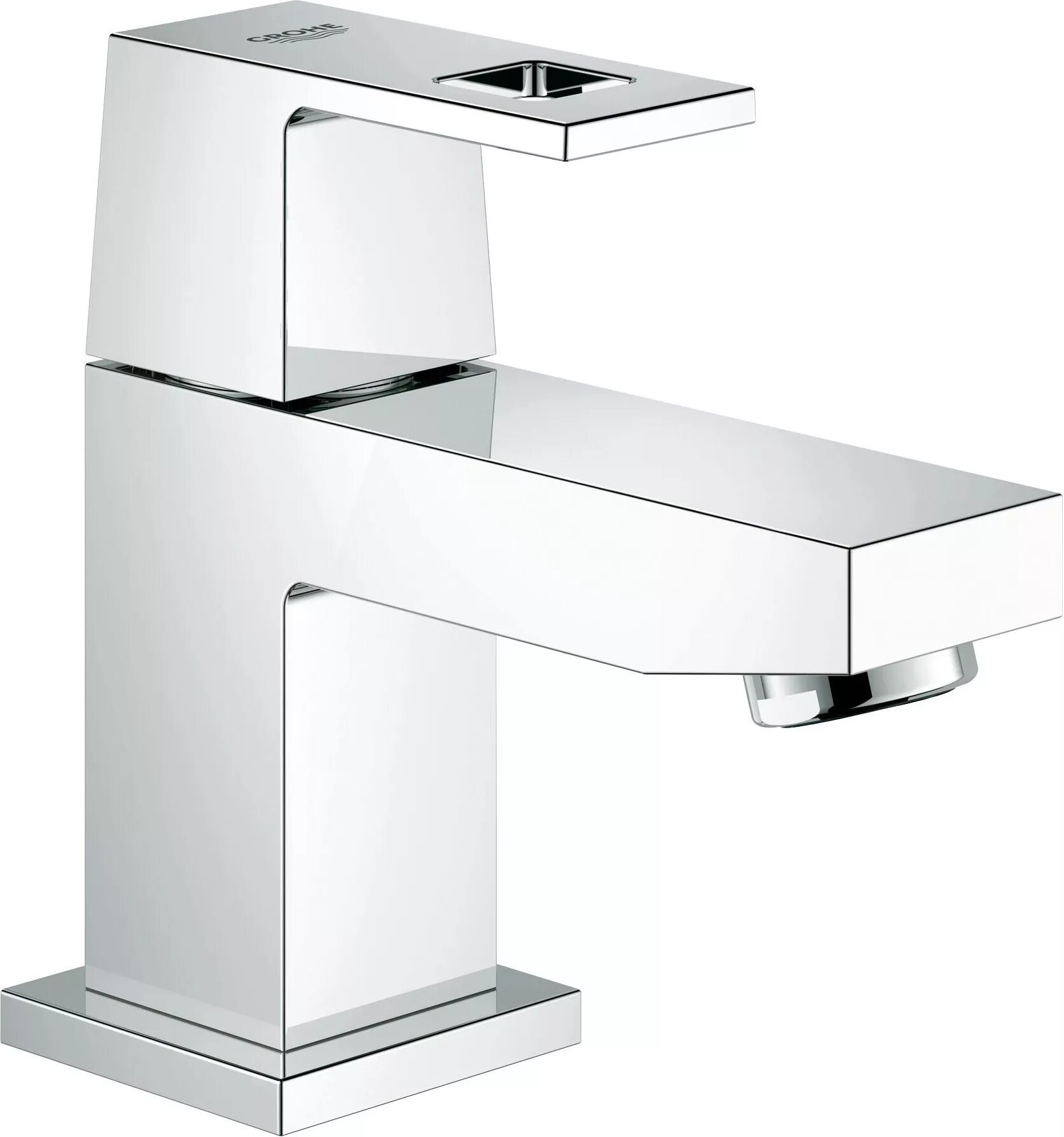 Купить смеситель для раковины grohe. Кран Grohe Eurocube 23137000. Смеситель Grohe Eurocube. Смеситель Грое для умывальника. Кран Грое для раковины.