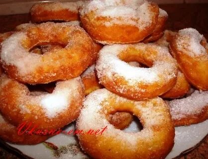 Пончики на кефире жареные в масле
