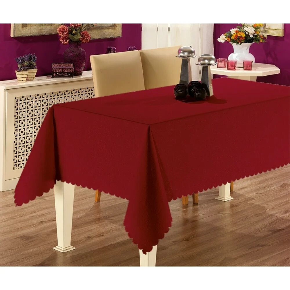 Скатерть "восток", 145*120 см. Скатерть в мелкий цветочек. Кружевная скатерть. Скатерть haft 120x160 см овальная. Шикарная скатерть.