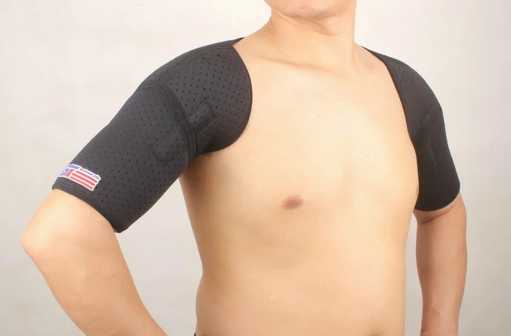 Ms-105 бандаж на плеч. спортивный бандаж на плечо. согревающий бандаж для плечевых суставов с шерстью. надостная мышца плеча упражнения. 50.