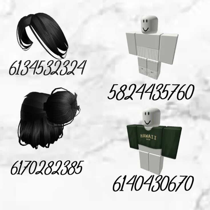Roblox clothes codes