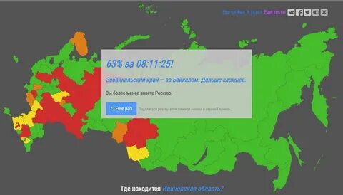 Тест мотовских европа