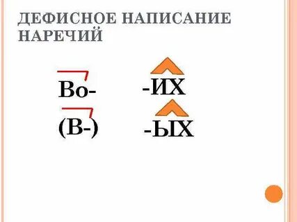 10 наречий