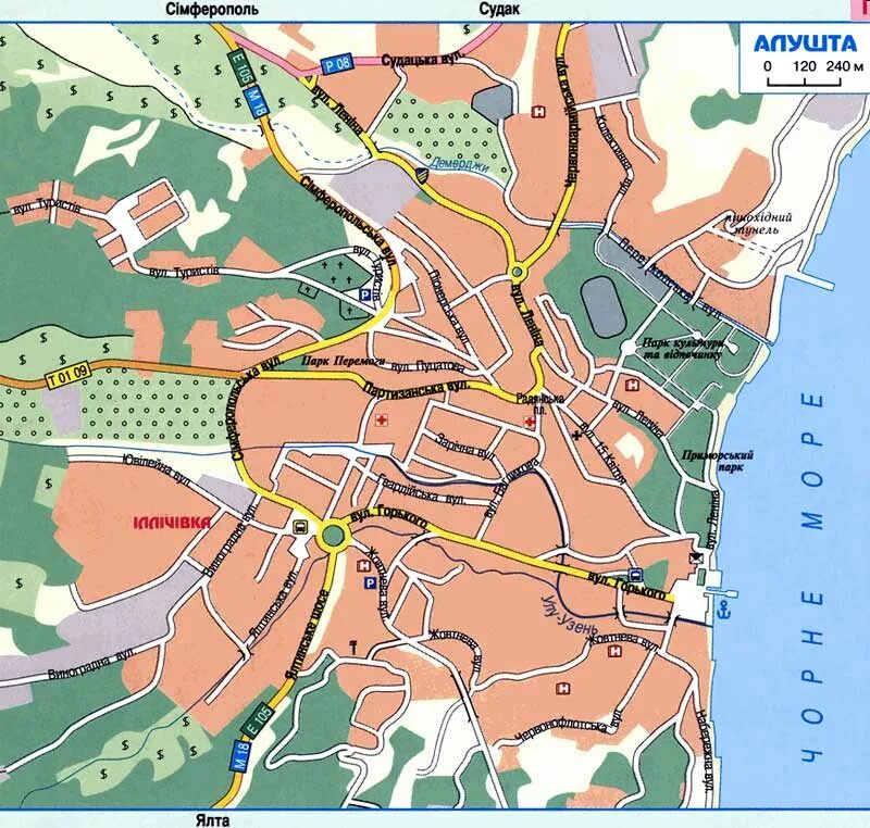 Алушта карта города с улицами. Схема алушты с улицами. Карта г. Алушта схема города. Схема алушты с улицами.
