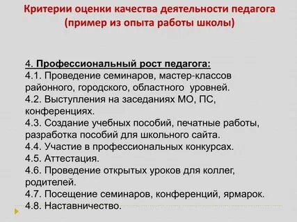 Анализ учителя математики