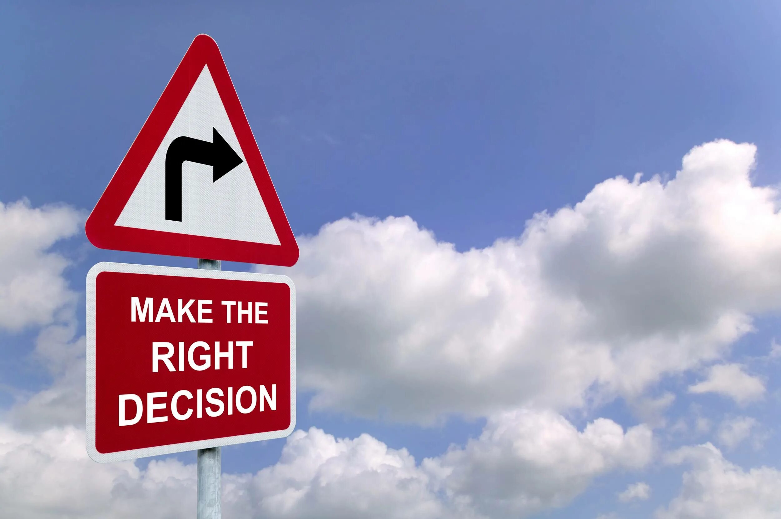 Make the right call. Make the right decision. make the right decision with phone.
