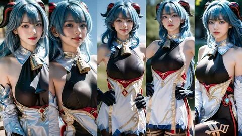 Ganyu genshin cosplay