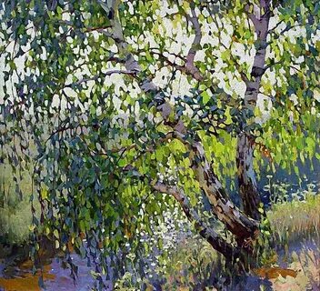Художник березы картины