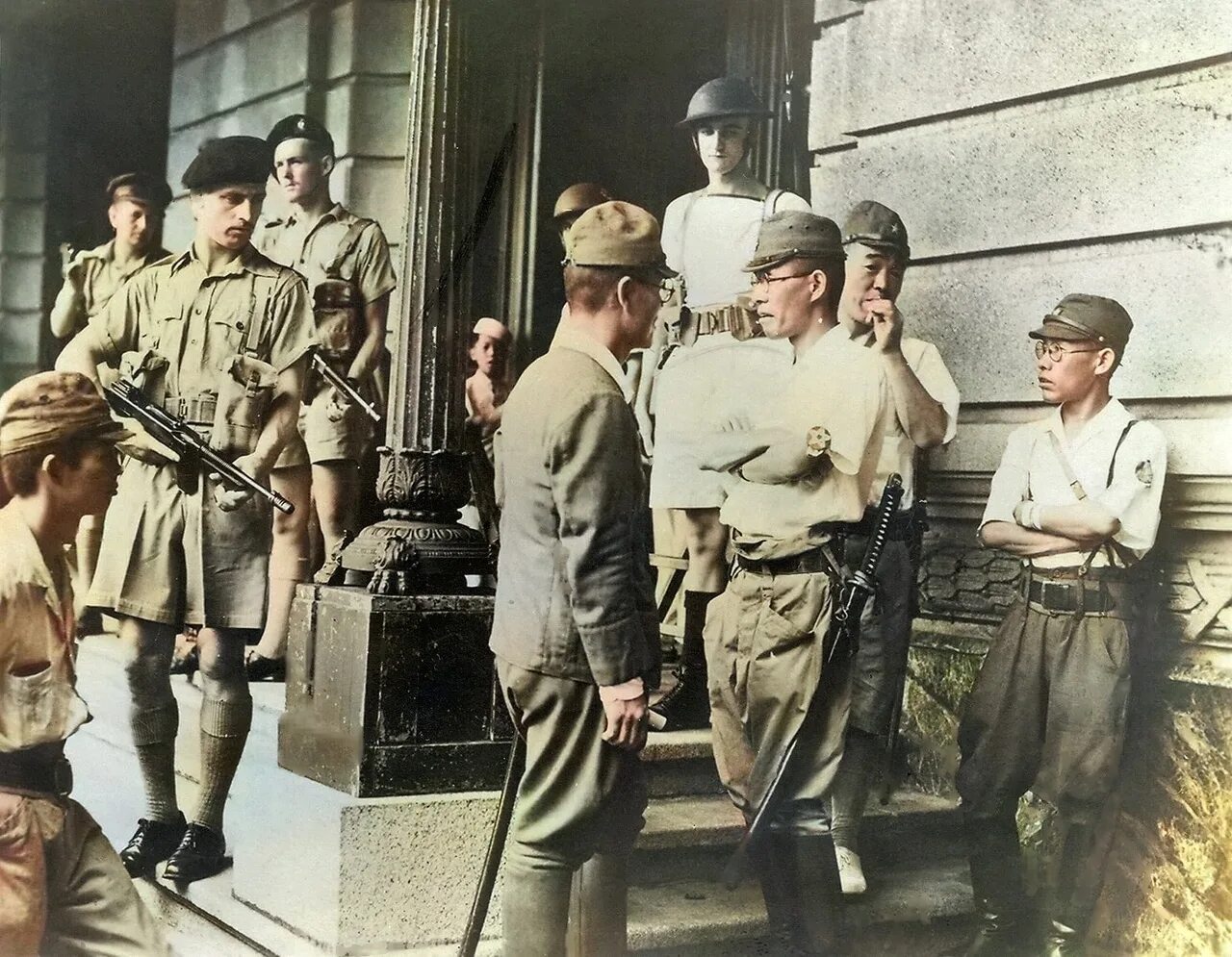Японский офицер 2 мировой. Офицеры Квантунской армии 1945. Солдат Квантунской армии. Японские офицеры 1945.