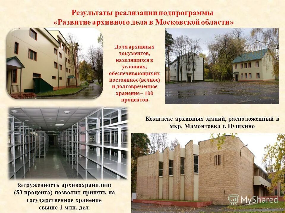 развитие архивного дела программа