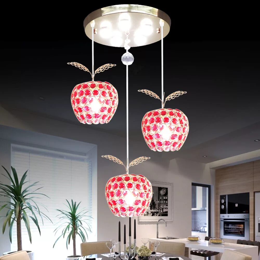 Crystal pendant lamp. Подвесной светильник pendant crystal 5 401719. люстра с фруктами. люстра яблоко. люстра подвесная фрукты.