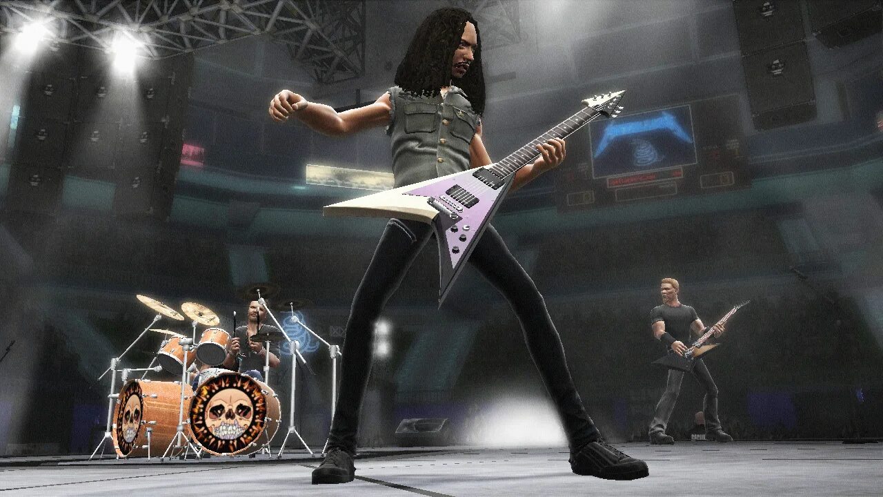 Рок версия металлика. Guitar Hero: Metallica. Metallica игра. Metallica в полный рост. Guitar Hero экран.