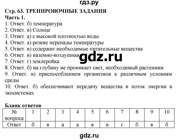 Биология стр 129 ответы на вопросы. Биология стр 63. Тренировочные задания по биологии стр 52-53 6 класс. Биология страница 63 вопросы 5 класс.