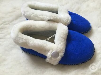 Чуни домашние женские из овчины