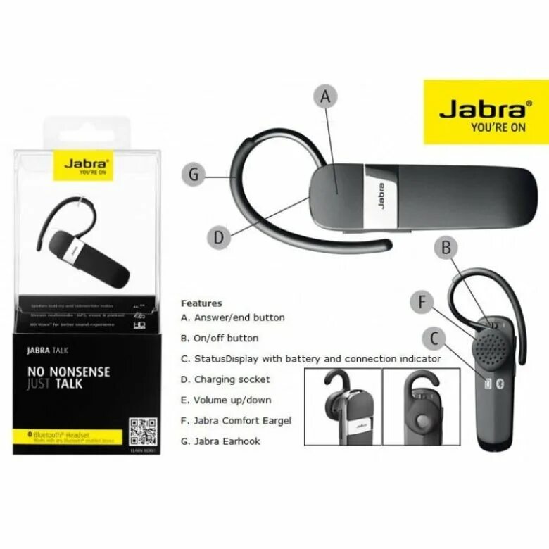 Bluetooth-гарнитура Jabra Talk - "Удобно, просто, качественно - в этом вся Jabra