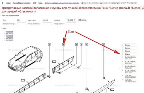 Код краски рено флюенс