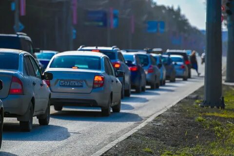 Машины загородили дорогу