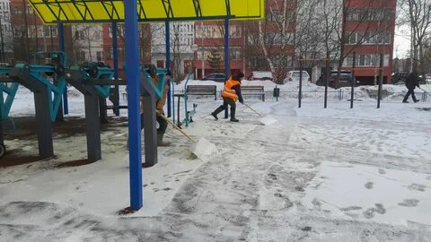 Очистка площадки