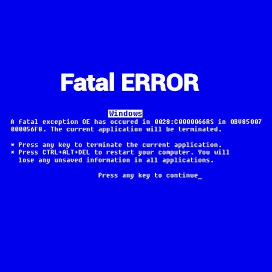 Fatal Error. Фатал еррор виндовс. Error картинка. Ошибка еррор.