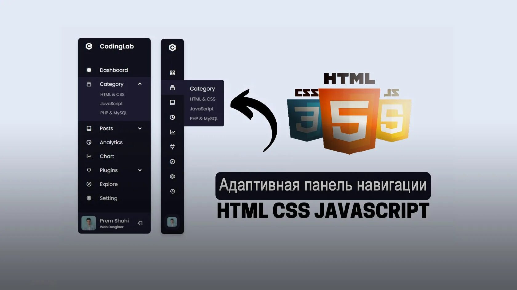 Css панели