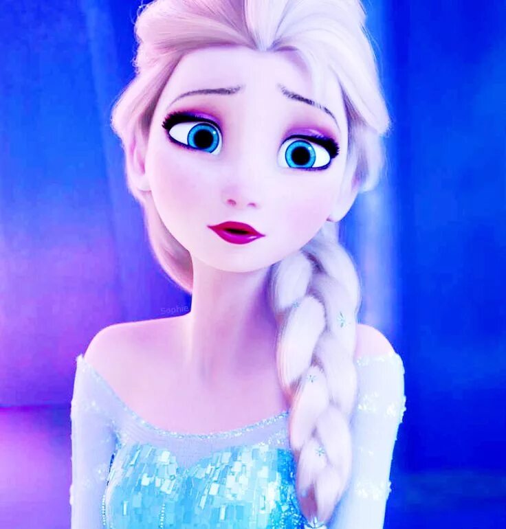 Fell frozen. Elsa Холодное сердце 2.
