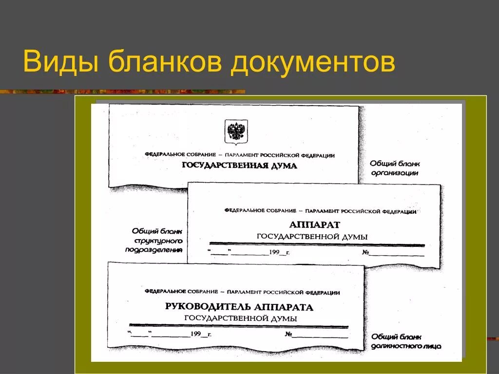 Условия при использовании типовых форм документов. Вдыбланков документов. Виды бланков документов. Вилы бланков док. Виды Бланка документа.