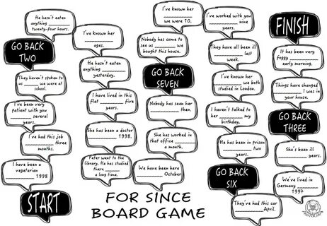 Present perfect simple games
