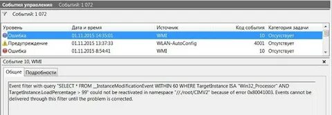 Select loadpercentage from win32 processor