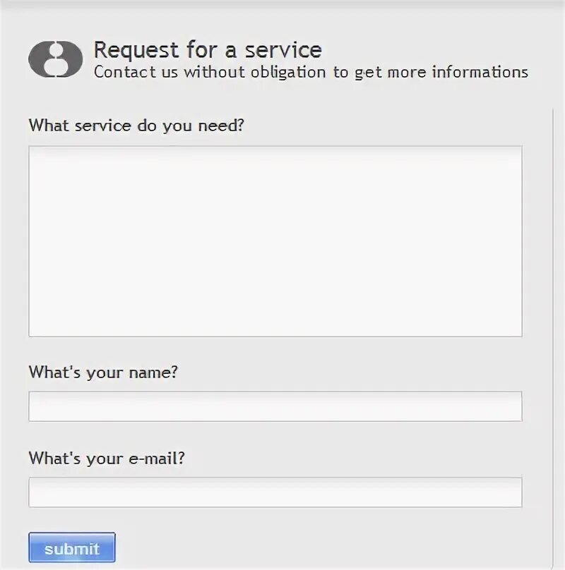 Email submitted. Email submitted