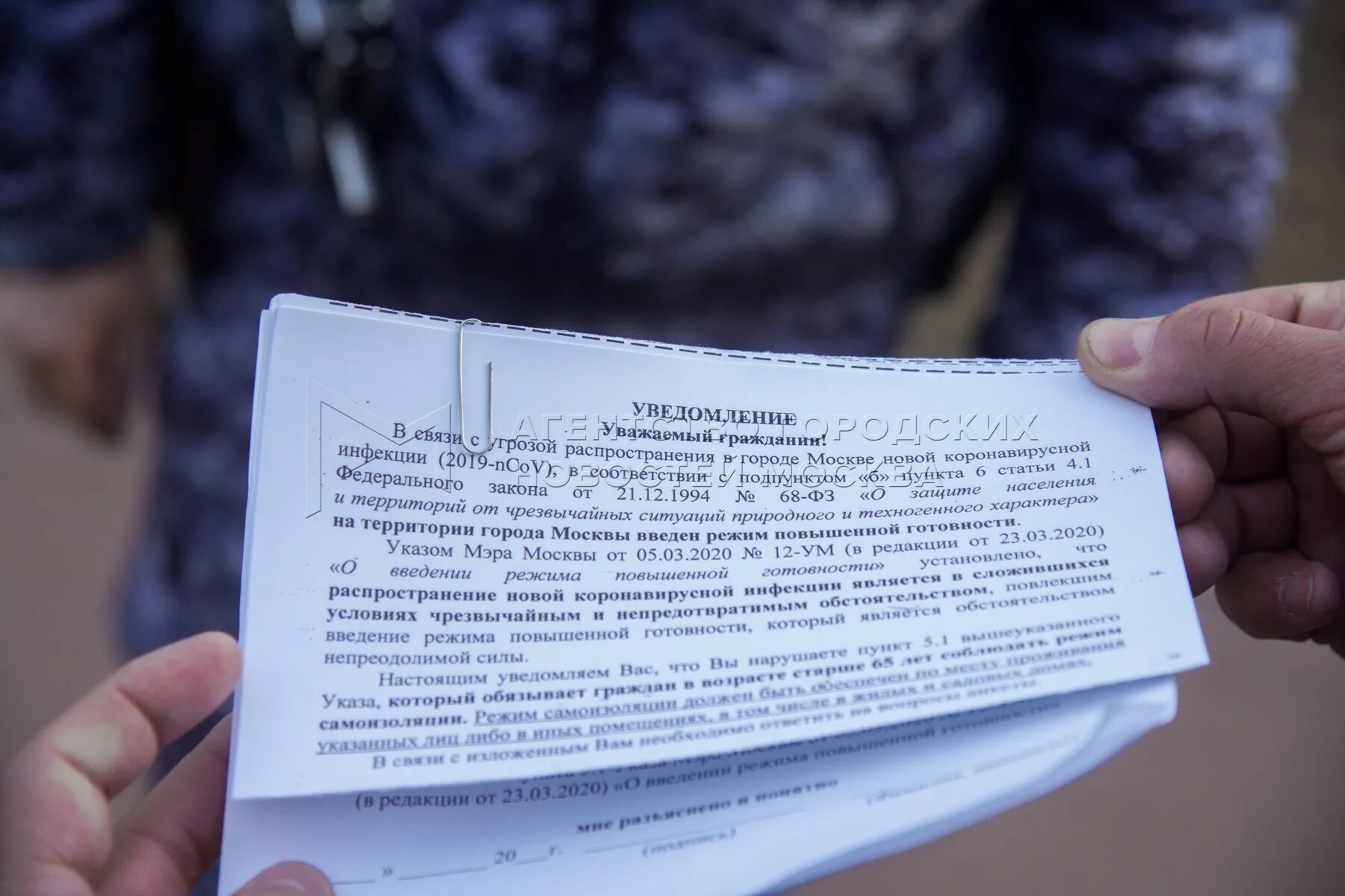 Вручено предписание. Извещение о самоизоляции. предписание о режиме самоизоляции. уведомление о режиме самоизоляции. уведомление для сотрудников старше 65 лет.