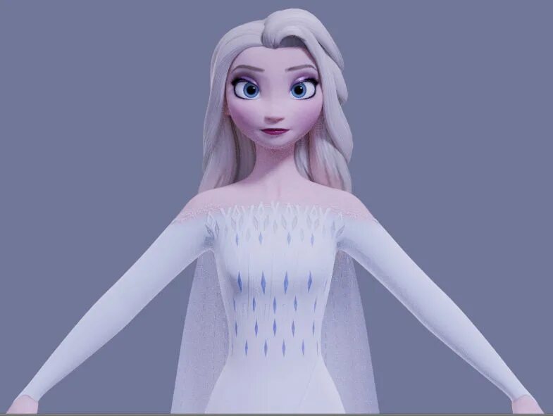 D froze. Elsa Frozen 3d.