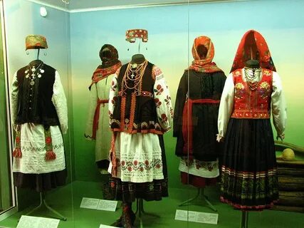 Народные костюмы донбасса