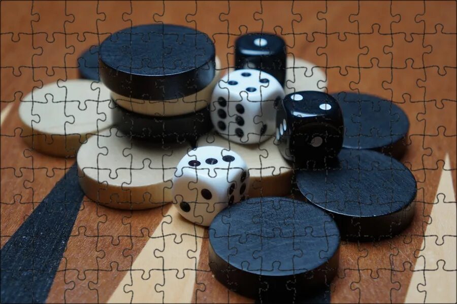 Backgammon dices