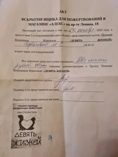 Получить протокол вскрытия