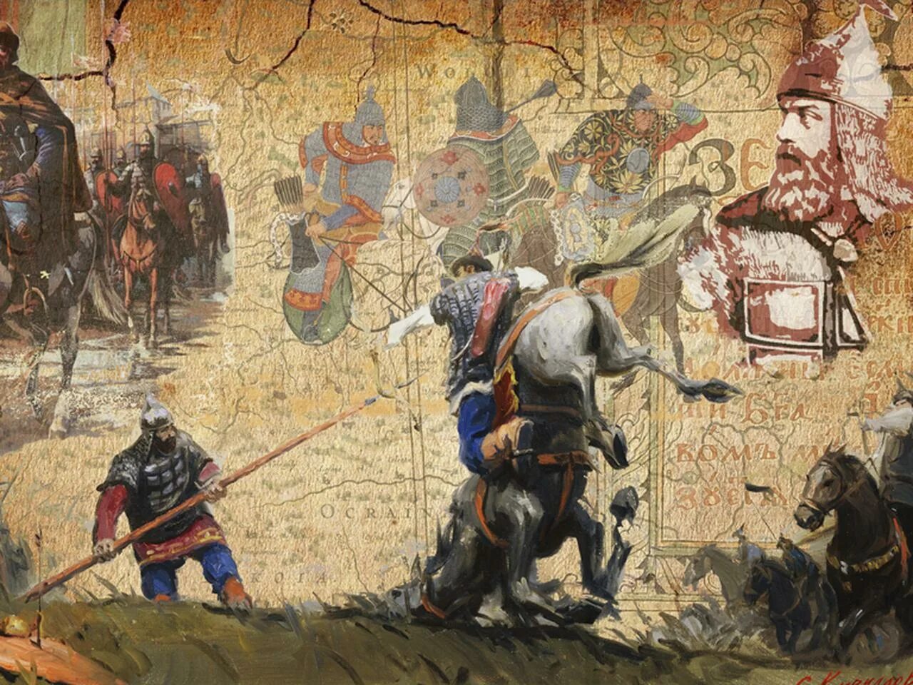 Татаро монгольское иго битва. 1380 Куликовская битва. Куликово поле 1380.