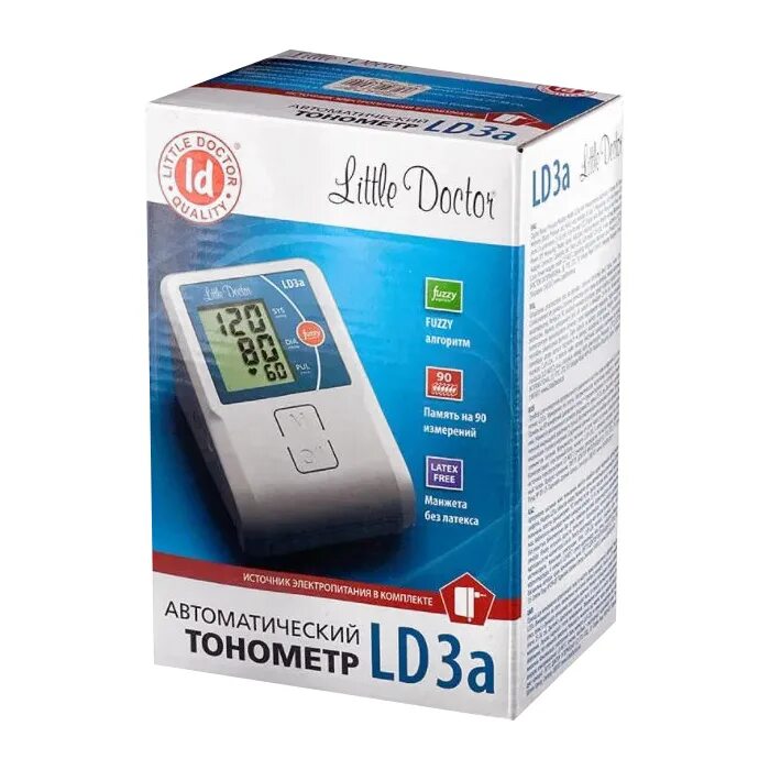 Тонометр автоматический лд3. Тонометр полуавтоматический little Doctor LD-2. Тонометр LD 3а автомат с адаптером (Литтл доктор Интернешнл). Тонометр маленький доктор ЛД 3а.