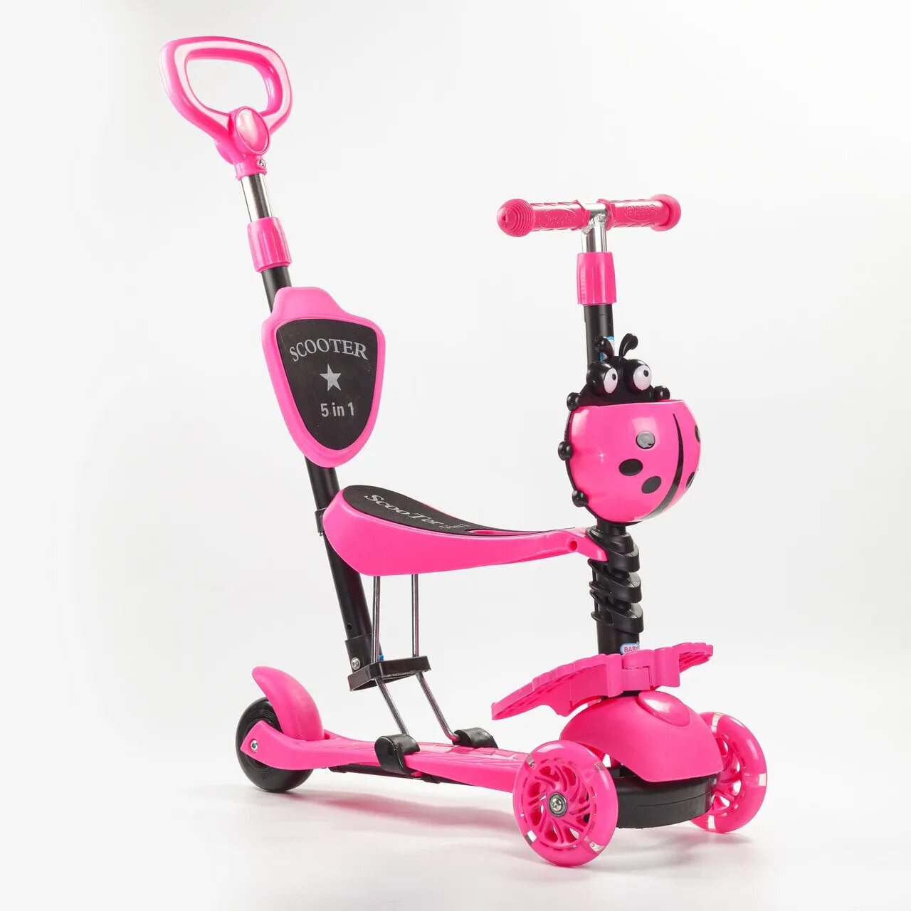 Самокат 5 в 1 Божья коровка. Самокат Baby Style 5в1 Божья коровка. Самокат Scooter 3в1 Божья коровка. Самокат 3в1 с родительской ручкой Божья коровка. Самокат божья коровка