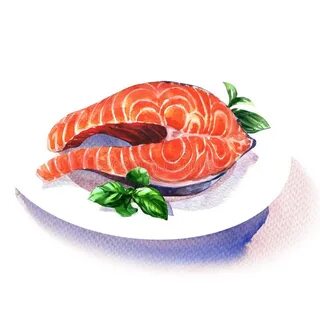 Нарисовать красную рыбу