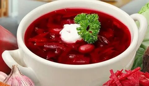 Горячий борщ