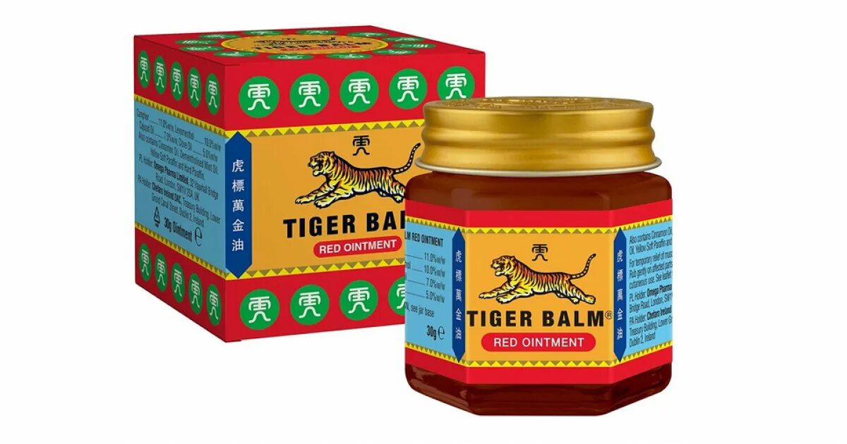 Тигровый бальзам красный (Tiger Balm) 21мл. Бальзам тигровый белый (Tiger Balm White). Red мазь. Китайская индийская мазь дракон. Бальзам красный тигр