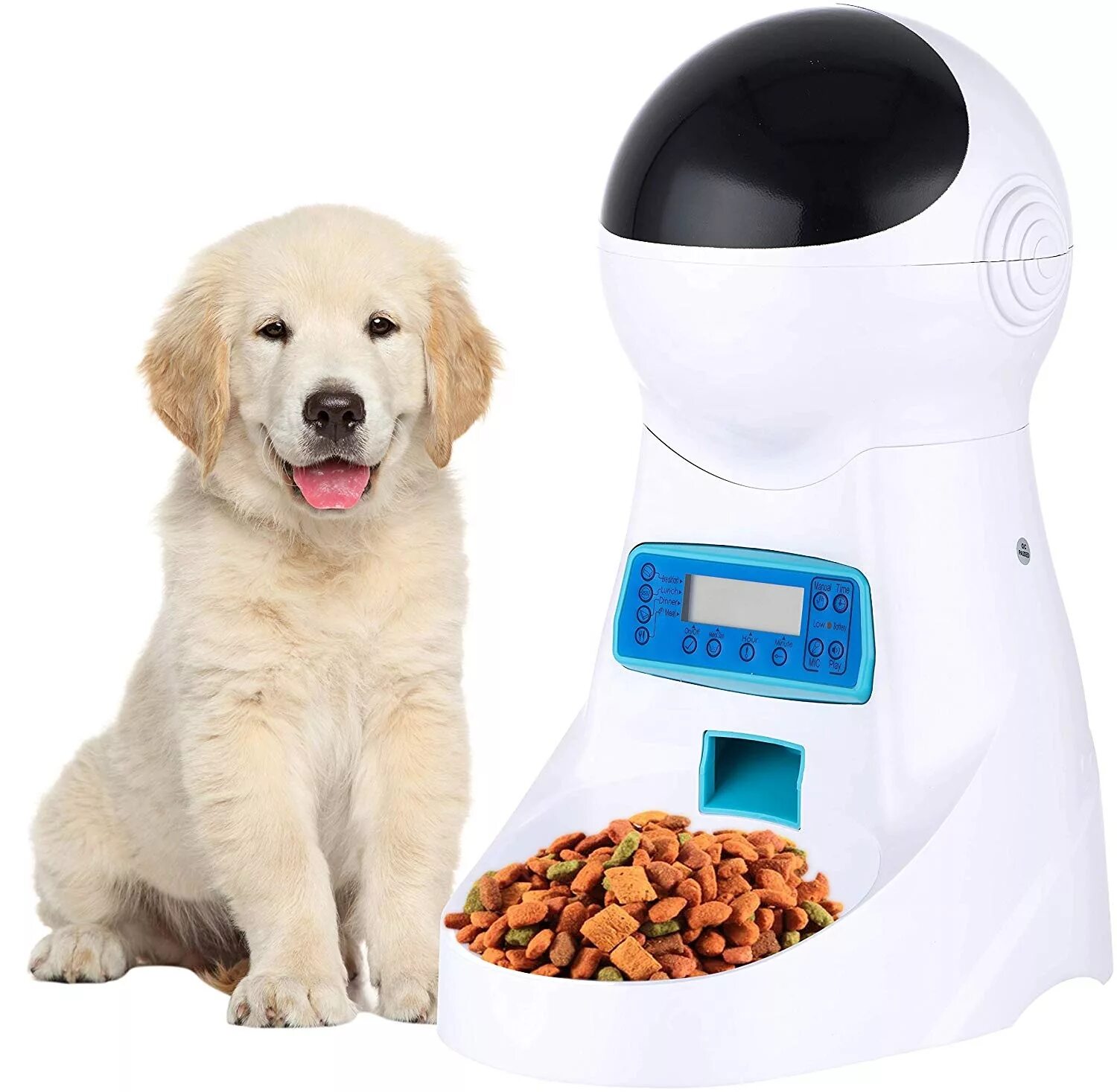 Автоматическая кормушка с таймером. Pet Feeder кормушка. Automatic Pet Feeder. Smart auto Pet Feeder. Автоматическая кормушка для собак.