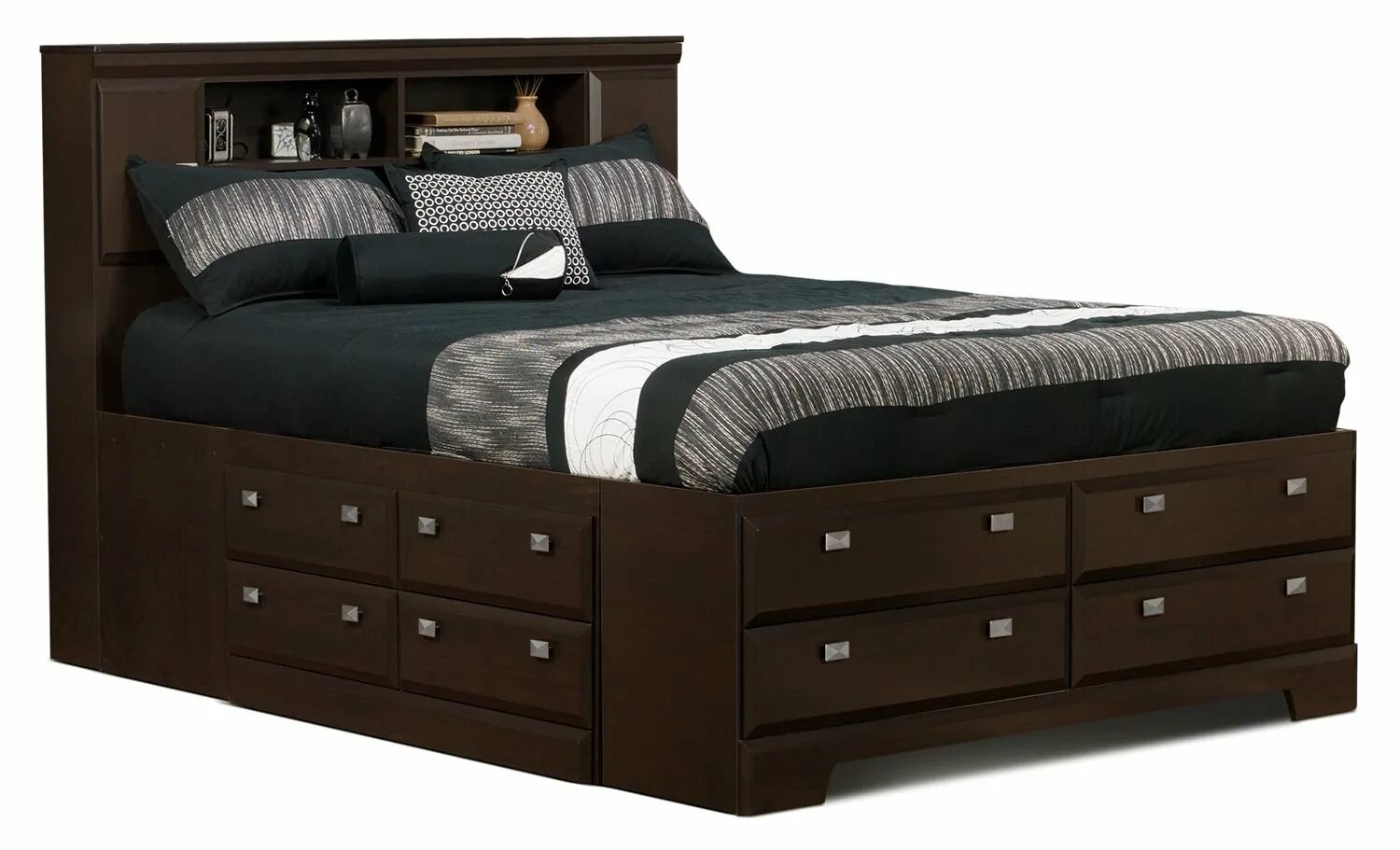 Двуспальные кровати с полкой. Кровать д-901 BMS. Кровать Queen Size что это. Кровать с выдвижными ящиками в изголовье.