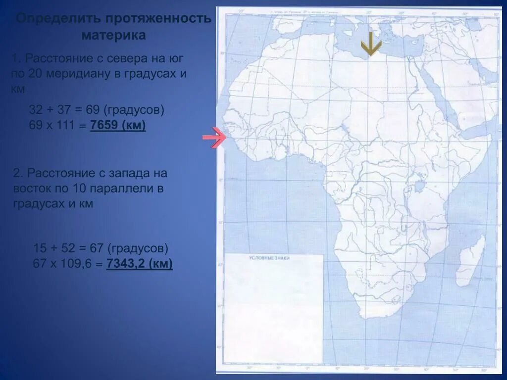 Протяженность материка Африка с севера на Юг. Протяжённость Африки с севера на Юг в километрах. Протяженность материка Африка с севера на Юг в градусах и километрах. Протяженность материка Африка с севера на Юг в градусах. Рассчитать протяженность с запада на восток
