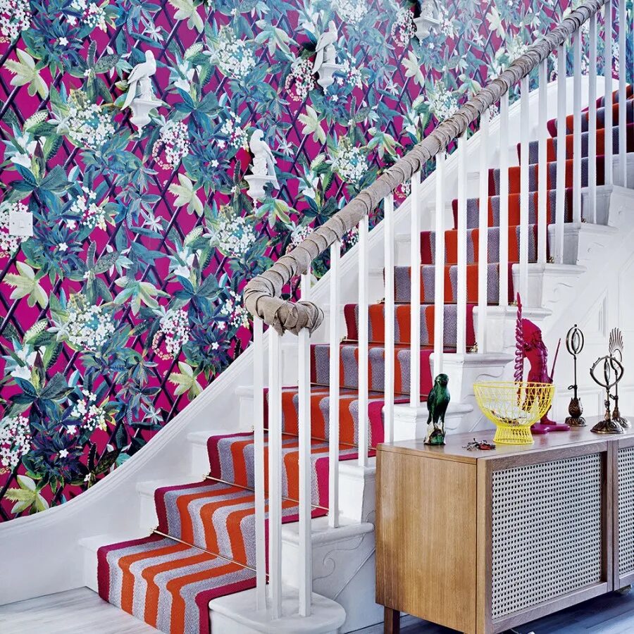 Комбинирование обоев в спальне. Обои интересные идеи. Обои декор. Панно из ткани в интерьере. Современные фотообои в интерьере.