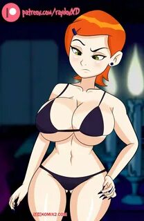 Порно комикс Gwen Tennyson Pack. 