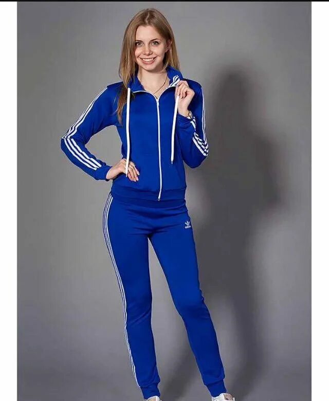 синий спортивный костюм женский.