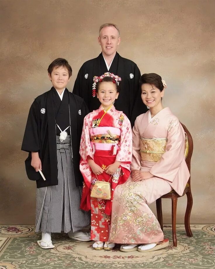 Русско японская семья